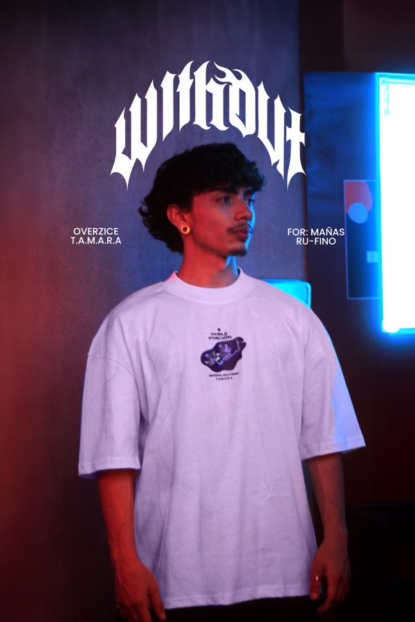 Camiseta T.A.M.A.R.A Mañas Ru-fino blanca