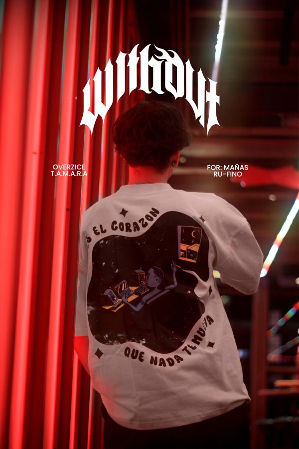 Camiseta T.A.M.A.R.A Mañas Ru-fino blanca