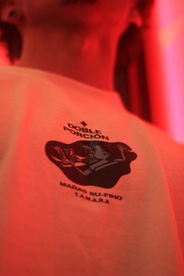 Camiseta T.A.M.A.R.A Mañas Ru-fino blanca