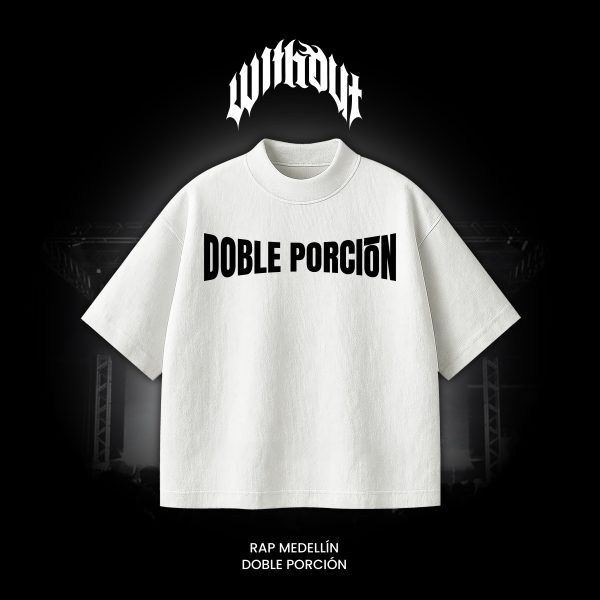 Camiseta Oversize Doble porción blanca