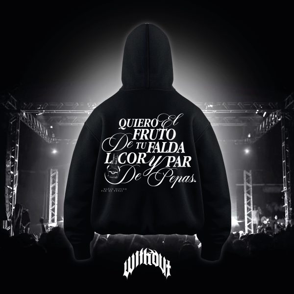 Hoodie Par de pepas negro