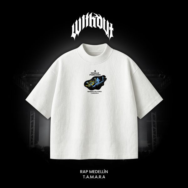 Camiseta T.A.M.A.R.A Mañas Ru-fino blanca