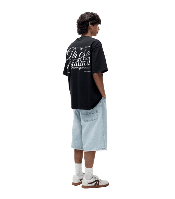 Camiseta Oversize Querer querernos negra