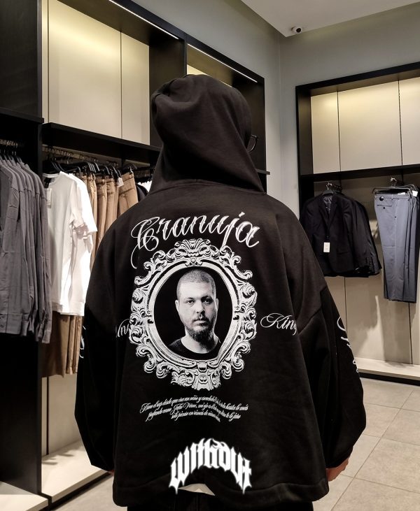 Hoodie Oversize Granuja exclusivo negro