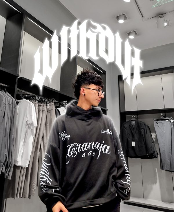 Hoodie Oversize Granuja exclusivo negro