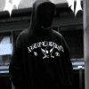 Hoodie Oversize Alcolirykoz Exclusivo negro