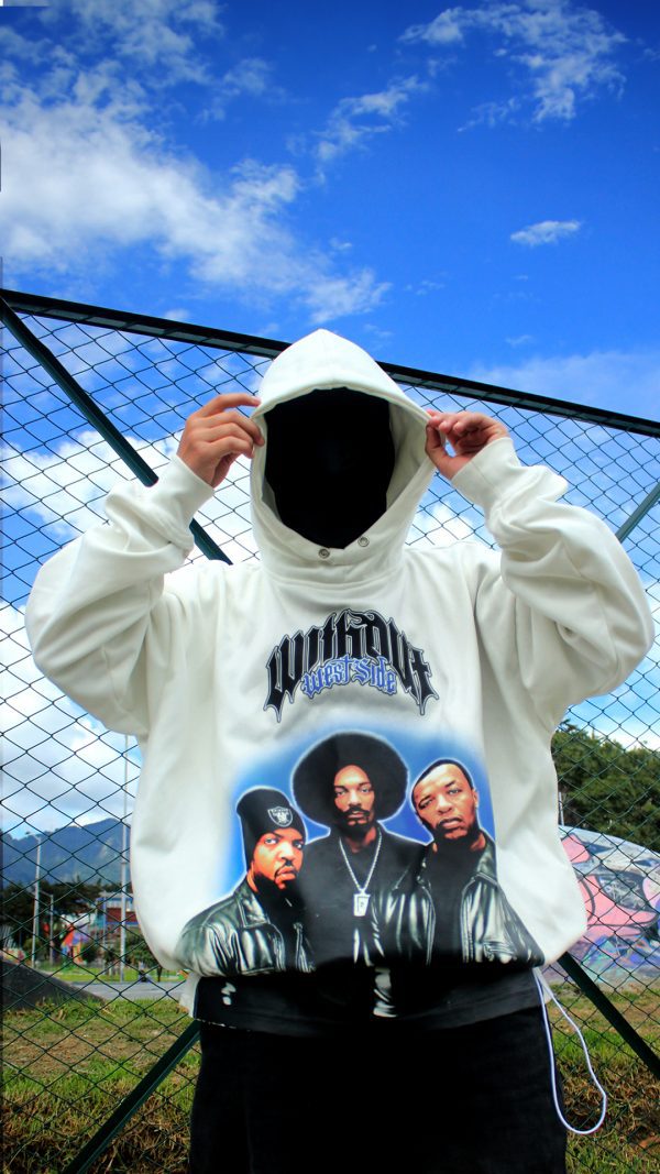 Hoodie Oversize Neighborhood Preview blanco
