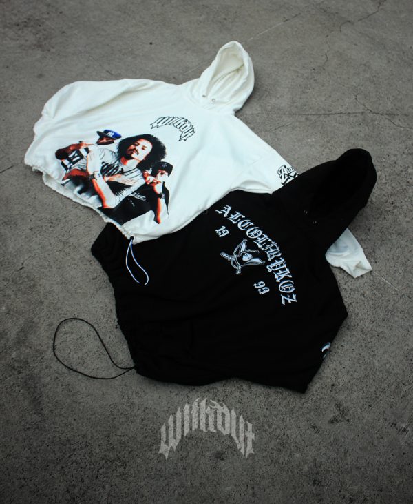 Hoodie Oversize Alcolirykoz Aranjuez blanco