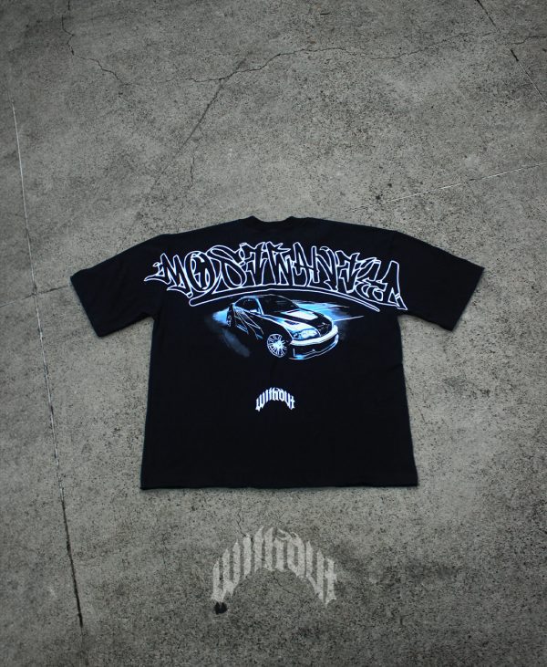 Camiseta Oversize Mostwanted negra