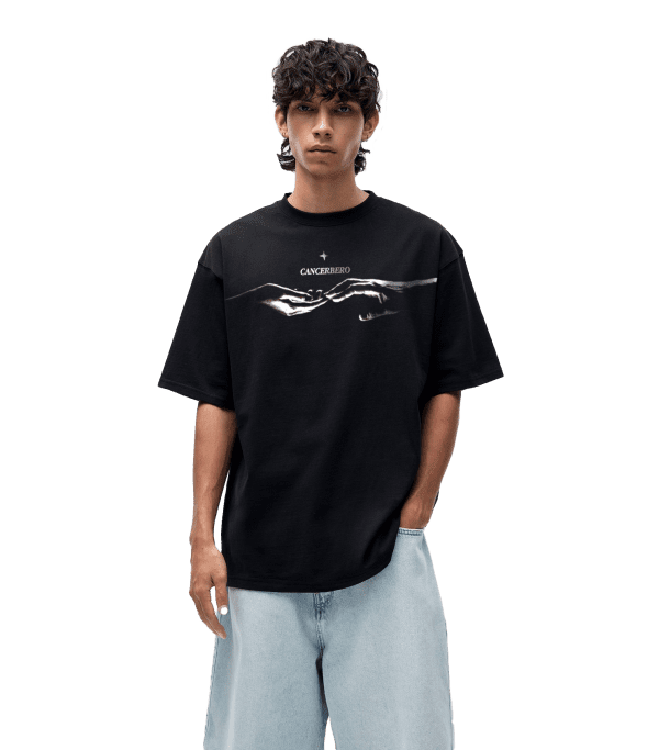 Camiseta Oversize Querer querernos negra