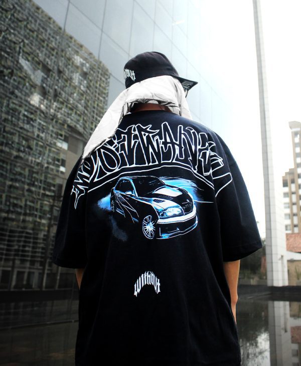 Camiseta Oversize Mostwanted negra