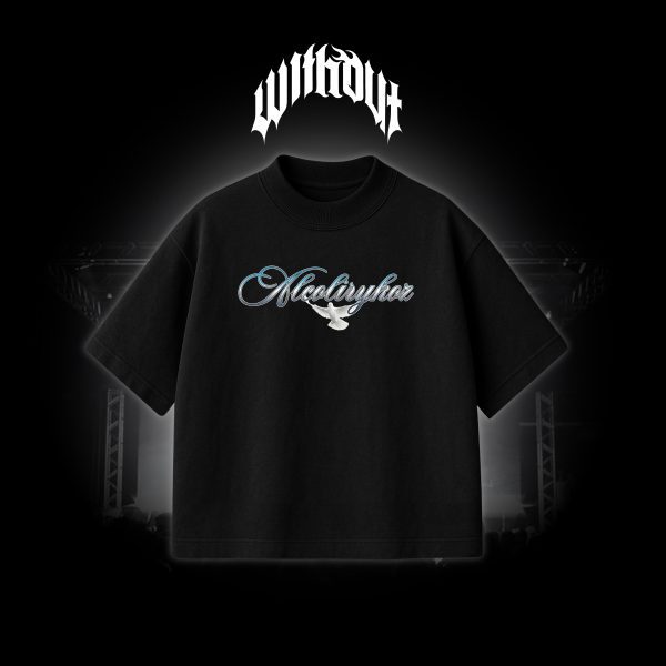 Camiseta Oversize Alcolirykoz Baño de ruda negra