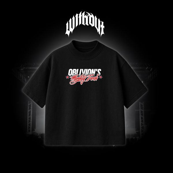 Camiseta Oversize Oblivion´s pausa pa´ tinto negra