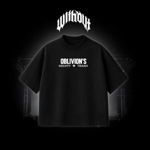 Camiseta Oversize Oblivion´s Ey nospi negra