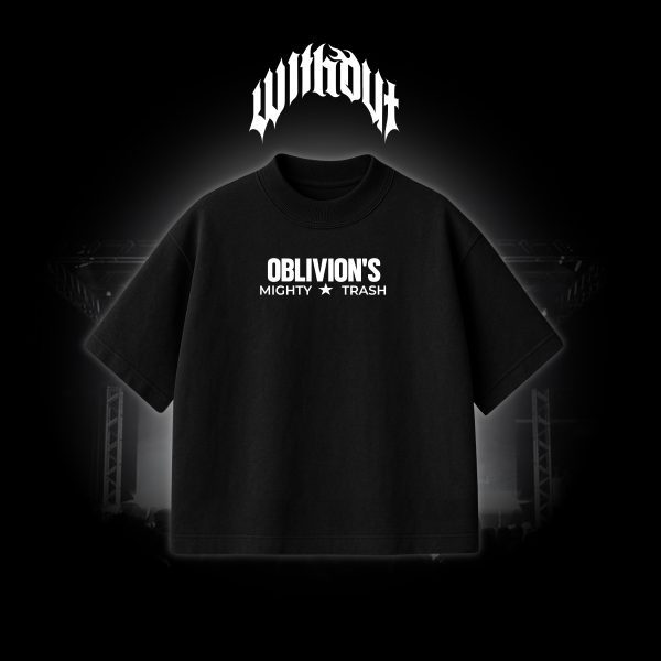 Camiseta Oversize Oblivion´s Ey nospi negra