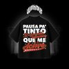Camiseta Oversize Oblivion´s pausa pa´ tinto negra
