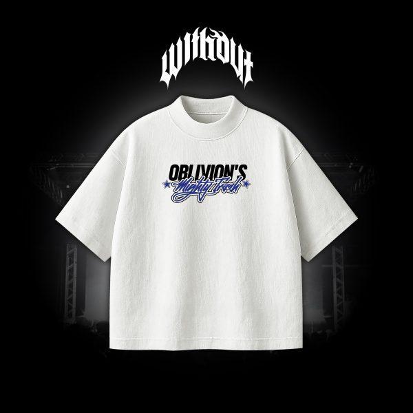 Camiseta Oversize Oblivion´s pausa pa´ tinto blanca