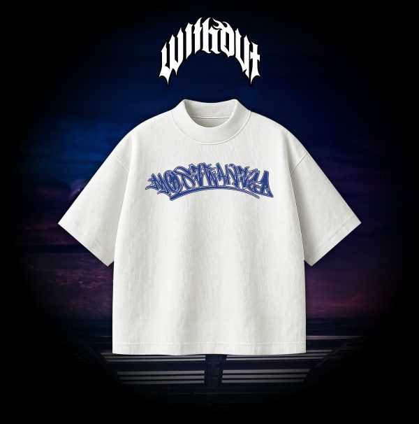 Camiseta Oversize Mostwanted blanca