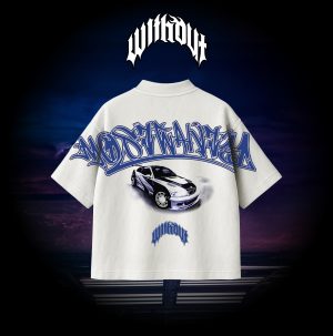 Camiseta Oversize Mostwanted blanca