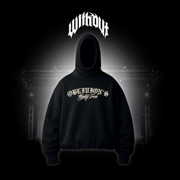 Hoodie Oversize Oblivion´s especial negro