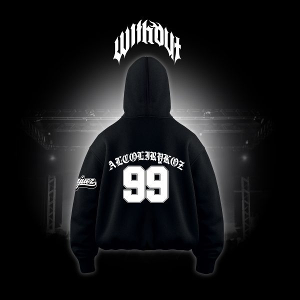 Hoodie Oversize Alcolirykoz Aranjuez negro