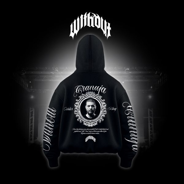 Hoodie Oversize Granuja exclusivo negro