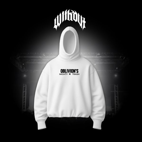 Hoodie Oversize Oblivion´s Ey nospi blanco