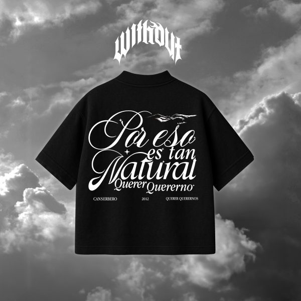 Camiseta Oversize Querer querernos negra