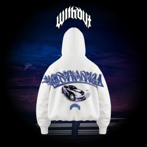 Hoodie Oversize Mostwanted blanco