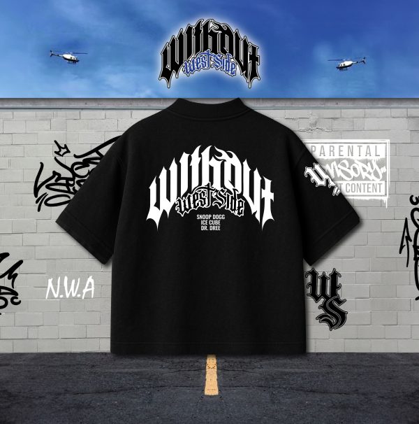 Camiseta Oversize Neighborhood Preview negra