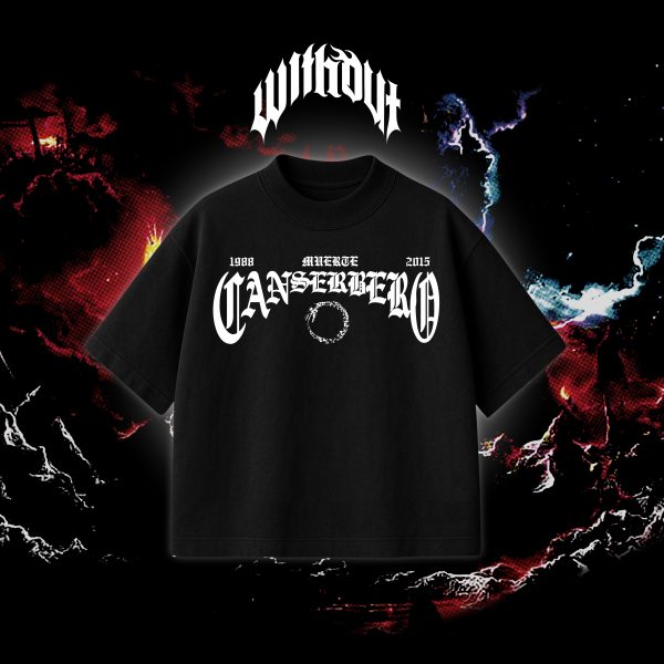 Camiseta Oversize Canserbero álbum muerte