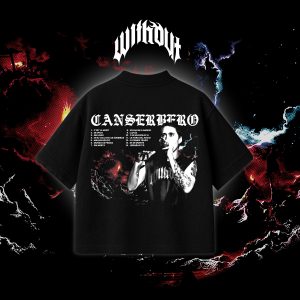Camiseta Oversize Canserbero álbum muerte
