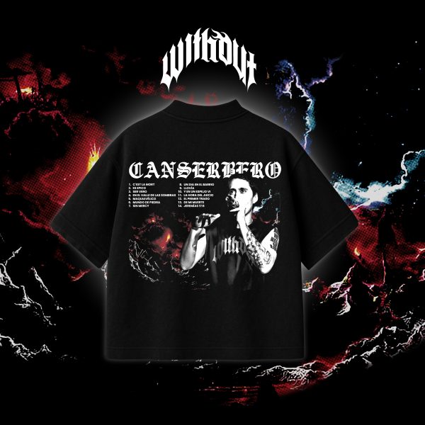Camiseta Oversize Canserbero álbum muerte