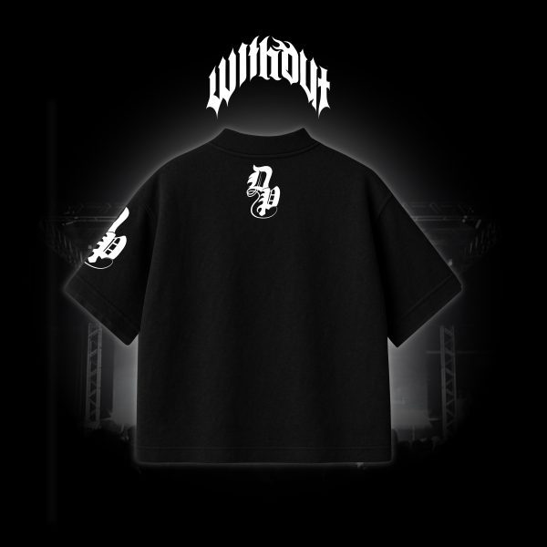 Camiseta Oversize Métricas frias negra