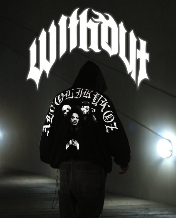 Hoodie Oversize Alcolirykoz Exclusivo negro