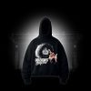 Hoodie Oversize Oblivion's Migthy Trash negro