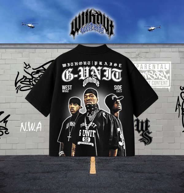 Camiseta Oversize G-unit Negra