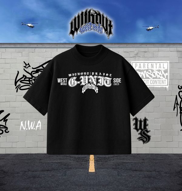 Camiseta Oversize G-unit Negra