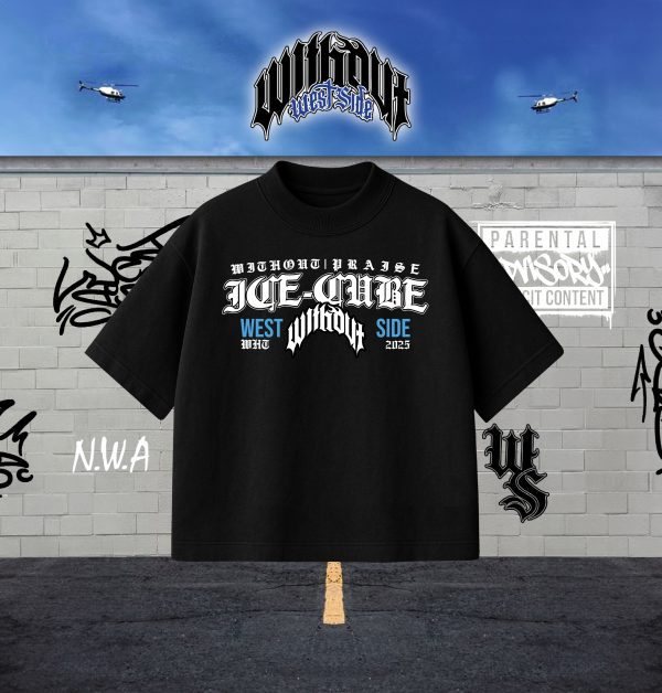 Camiseta Oversize Ice-Cube Negra