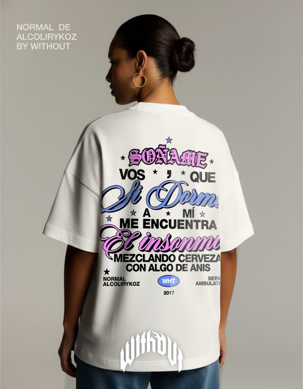 Camiseta Oversize "Normal" Blanca