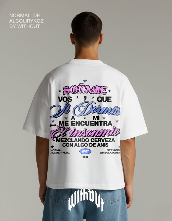 Camiseta Oversize "Normal" Blanca