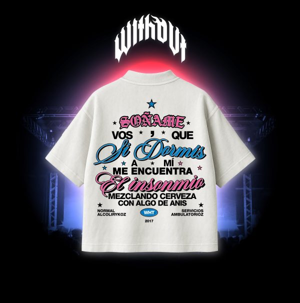 Camiseta Oversize "Normal" Blanca