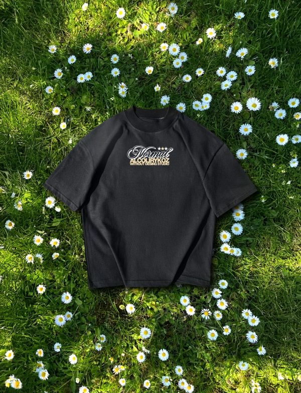 Camiseta Oversize "Normal" Negra