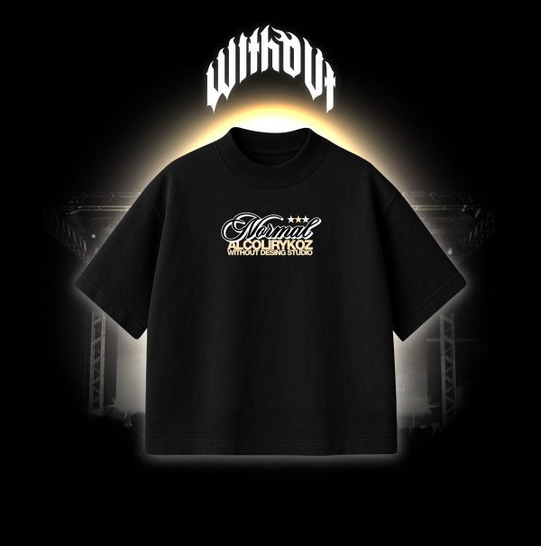 Camiseta Oversize "Normal" Negra