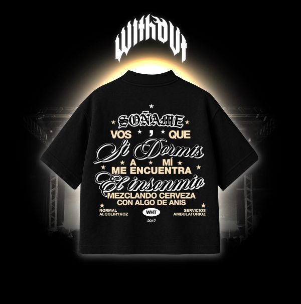 Camiseta Oversize "Normal" Negra