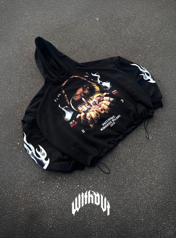 Hoodie Oversize def Jam for WHT Negro