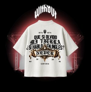 Camiseta Oversize Santeria Blanca