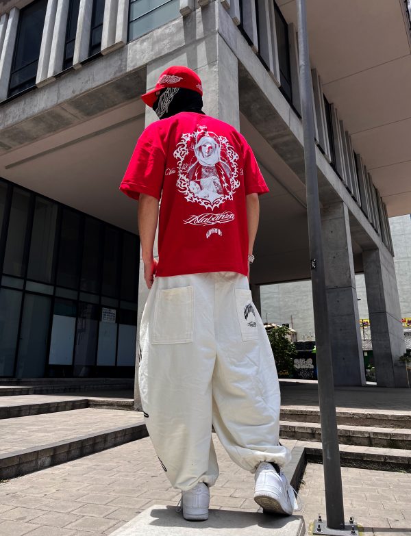 Camiseta Oversize "Matter Vita Gratia" | Roja