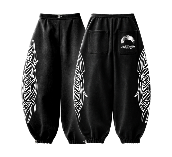 Pantalon Baggy Barrel ALabanza Negro