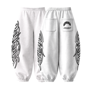 Pantalon Baggy Barrel ALabanza | Blanco